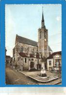 MV487 - DONNEMARIE EN MONTOIS (S.-et-M.) Eglise Notre-Dame (XII Et XIII°s.) (voir Détails Scan) Colorisée Années 1950/60 - Donnemarie Dontilly