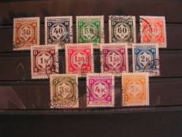 == Böhmen Dienst 1941  , Satz    1-13  €  3,50 - Used Stamps