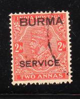 Burma 1926 Stamps Of India 2a Used - Birma (...-1947)