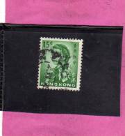 HONG KONG 1963 QUEEN ELIZABETH II - REGINA ELISABETTA USED - Used Stamps