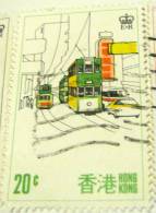 Hong Kong 1977 Tram 20c - Used - Gebruikt