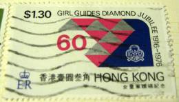 Hong Kong 1976 Diamond Jubilee Of The Girl Guides $1.30 - Used - Gebruikt