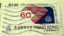 Hong Kong 1976 Diamond Jubilee Of The Girl Guides $1.30 - Used - Gebraucht