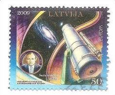 Latvia  2009  Eiropa - Cept -  USED (0) Kosmoss / Space - Telescope ; - 2009