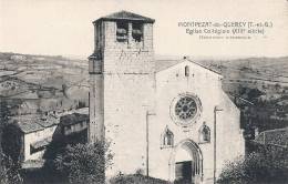 Montpezat De Quercy  église Collegiale Neuve Excellent état - Montpezat De Quercy