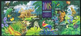 1994  Zoos Endangered Species  Sheet MNH ** - Blocchi & Foglietti