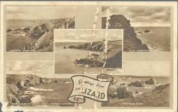 UNITED KINGDOM - ENGLAND - THE LIZARD  MULTI VIEW - CORNWALL COASTLINE VINTAGE 1956 POSTCARD - Sonstige & Ohne Zuordnung