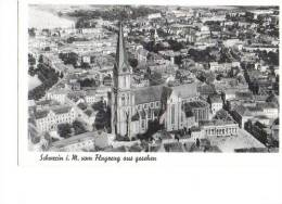 Schwerin I. M. Vom Flugzeug Aus Gesehen Kirche Wohnhäuser Sw Um 1920 - Schwerin