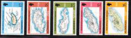 Alderney 1989 18th-20th Century Maps MNH - Alderney