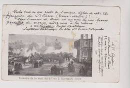 CPA ST PIERRE, INCENDIE DU 1 AU 2 NOVEMBRE 1902 !! - Saint-Pierre-et-Miquelon