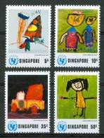 1974 Singapore UNICEF Infanzia Childhood Enfance Set MNH** Sin82 - UNICEF