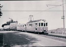 Chemin De Fer, Trains Du Canton Appenzell Et St Gall Speicher Photo 1967 BVA 123.7 TB - Appenzell