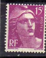 FRANCE Marianne De Gandon N° 724 * TB Liquidation à 15% - 1945-54 Marianne Of Gandon