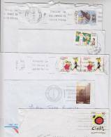 = Lot De 5 Enveloppes Avec Timbres, Oblitérations 1991 à 2006 - Covers & Documents