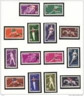 ES1306-2959.Spain.Espagne.DEPORTES    1960 (Ed  1306/9**)sin Charnela..LUJO - Unused Stamps