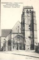 Oise- Verberie -l'Eglise St-Pierre (Monument Historique). - Verberie