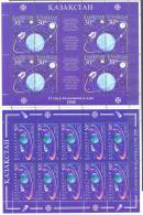 1998. Kazakhstan, Cosmonautics Day, 2 Sheetlets Of 8v & 10v, Mint/** - Kazakhstan