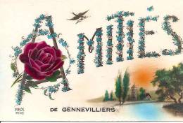 FANTAISIE "AMITIES DE GENNEVILLIERS "  REF 28600 - Gennevilliers