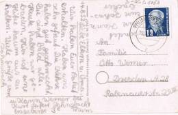 3303. Postal THUM (Alemania Democratica) Erzgeb. DDR A Dresden - Covers & Documents