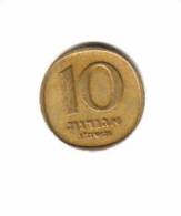 ISRAEL    10  AGOROT  1966  (KM # 26) - Israele
