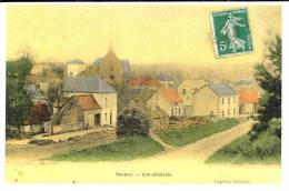 REUGNY -  Vue Générale - Carte Toilée , Colorisée - Reugny