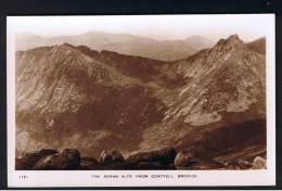 RB 882 - Real Photo Postcard - The Arran Alps From Goatfell Brodick Isle Of Arran Scotland - Bute