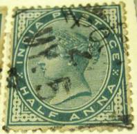 India 1882 Queen Victoria 0.5a - Used - Other & Unclassified