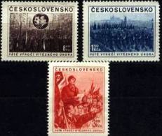 CS 1953 Mi 780-2 ** Yt 686-688 - Unused Stamps