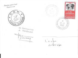 8672  MARION DUFRESNE Escale à MARSEILLE ( BOUCHES DU RHÔNE ) - Lettres & Documents
