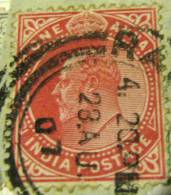 India 1902 King Edward VII 1a - Used - 1902-11 King Edward VII