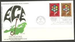 United Nations New York  11.09.1972 FDC Naciones Unidas UN Economoic Commission For Europe - Covers & Documents