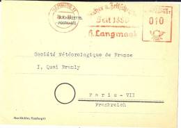 REF LPU11 - ALLEMAGNE FEDERALE 4 FLAMMES ROUGES SUR CARTES POSTALES COMMERCIALES - Covers & Documents