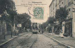 ( CPA 93 )  VILLEMOMBLE  /  Avenue Du Raincy  -  Tramway Nogentais  - - Villemomble