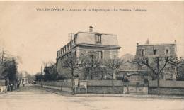 ( CPA 93 )  VILLEMOMBLE  /  Avenue De La République  -  La Pension Tabanou  - - Villemomble