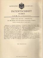 Original Patentschrift - A. Krüger In Opalenitza / Opalenica , 1898 , Windmotor , Windrad !!! - Machines