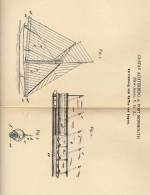 Original Patentschrift - G. Achterberg In Port Monmouth , USA , 1899 , Segelschiff , Segelboot , Segeln , Reffen !!! - Altri & Non Classificati