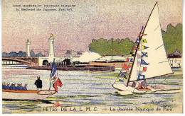 HAFFNER  LIGUE MARITIME ET COLONIALE FRANCAISE PARIS 1933  FETES DE LA  L M C  LA JOURNEE NAUTIQUE DE PARIS - Haffner
