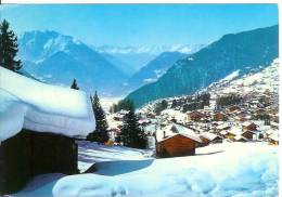 VERBIER - Vue Sur Le Massif Du Trient - Oblitéré Verbier 1975 - Trient