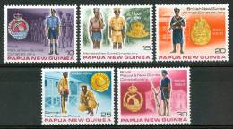 1978 Papua Nuova Guinea Polizia Locale Local Police Set MNH** Fo187 - Polizei - Gendarmerie