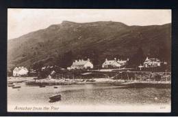 RB 883 - Early Postcard -  Arrochar & Houses From The Pier - Argyllshire Scotland - Argyllshire