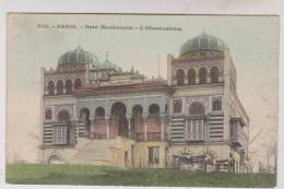 CPA PARIS XIV Eme PARC MONTSOURIS,L OBSERVATOIRE En 1907 !! - Paris (14)