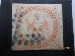 N°5 Timbre Oblitéré Des Colonies Françaises émissions Générales Type Aigle Impérial  40C Rouge  VermillonC/15 € - Eagle And Crown