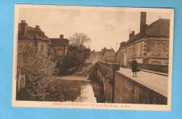 CPA - Longny-au-Perche- La Rue Du Pont-Rouge - Le Pont - 61 Orne - Longny Au Perche