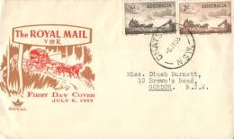 (101) FDC Cover - Royal Mail Coach - Usati