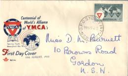 (101) FDC Cover - YMCA - Gebruikt