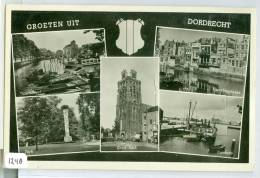 ANSICHTKAART MET OPENSLAAND KLEPJE MET KAARTJES * DORDRECHT * GELOPEN IN 1956 VAN DORDRECHT Naar ROTTERDAM (1248) - Dordrecht
