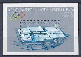 ALLEMAGNE DDR 2843 Jeux Olympiques D'hiver - Sarajevo 1984 - 1981-1990