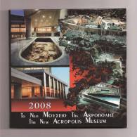 Authentic-Original-Offici   Al     Triptych "Akropolis Museum" All 6 BU Coins 2008 Rare Plus EURO 10 Silver Coin !! - Grèce