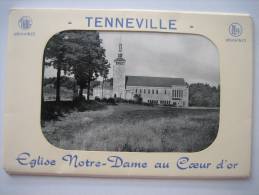 TENNEVILLE - Eglise Notre-Dame Au Coeur D´or - Carnet De 6 Cartes - Tenneville