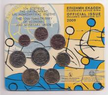 Officia-Original-Authentic  Blister With All 2009 EURO Coins BU!! - Griechenland